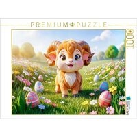 CALVENDO Puzzle Sternzeichen Widder Ostereier Blumen Puzzle 1000 Teile Lege-Größe 64x48cm Foto-Puzzle für glückliche Stunden von CALVENDO Verlag GmbH