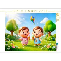 CALVENDO Puzzle Sternzeichen Zwillinge Eis Drachen Puzzle 1000 Teile Lege-Größe 64x48cm Foto-Puzzle für glückliche Stunden von CALVENDO Verlag GmbH