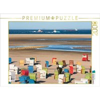 CALVENDO Puzzle Strandkörbe, Sand, Schiffe und die See. 2000 Teile Lege-Größe 90x67cm Foto-Puzzle für glückliche Stunden CALVENDO Puzzle Strandkörbe, Sand, Schiffe und die See. 2000 Teile Lege-Größe 90x67cm Foto-Puzzle für glückliche Stunden von CALVENDO Verlag GmbH