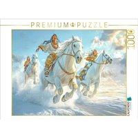 CALVENDO Puzzle Temporeiches Vergnügen im Schnee 1000 Teile Lege-Größe 64x48cm Foto-Puzzle für glückliche Stunden von CALVENDO Verlag GmbH