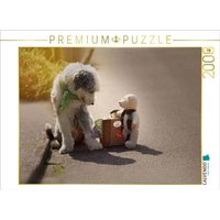 CALVENDO Puzzle Wann kommt denn endlich der Buss? 2000 Teile Puzzle quer 2000 Teile Lege-Größe 90 × 67 cm Foto-Puzzle für glückliche Stunden von CALVENDO Verlag GmbH