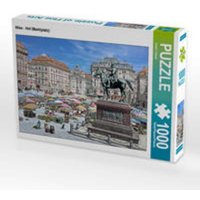 CALVENDO Puzzle Wien - Hof (Marktplatz) 1000 Teile Lege-Größe 64x48cm Foto-Puzzle für glückliche Stunden von CALVENDO V
