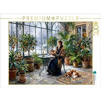 CALVENDO Puzzle Winterliche Orangerie mit Frau und Spaniel Hund 1000 Teile Lege-Größe 64x48cm Foto-Puzzle für glückliche Stunden CALVENDO Puzzle Winterliche Orangerie mit Frau und Spaniel Hund 1000 Teile Lege-Größe 64x48cm Foto-Puzzle für glückliche Stunden von CALVENDO Verlag GmbH