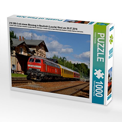 CALVENDO Puzzle 218 390-3 mit einem Messzug in Neukirch (Lausitz) West am 20.07.2016 1000 Teile Puzzle quer | Lege-Größe cm Foto-Puzzle für glückliche Stunden von CALVENDO