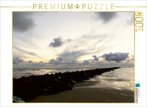 CALVENDO Puzzle Abends am Strand von Texel 1000 Teile Puzzle quer | 1000 Teile Lege-Größe 64 x 48 cm Foto-Puzzle für glückliche Stunden von CALVENDO