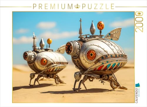 CALVENDO Puzzle Airship Fantasy | 2000 Teile Lege-Größe 90 x 67 cm Foto-Puzzle für glückliche Stunden von CALVENDO