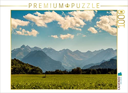 CALVENDO Puzzle Allgäublick nähe Oberstdorf 1000 Teile Puzzle quer | 1000 Teile Lege-Größe 64 x 48 cm Foto-Puzzle für glückliche Stunden von CALVENDO