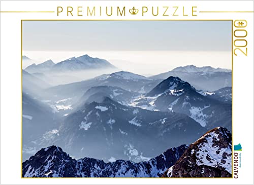CALVENDO Puzzle Alpen gesehen vom Nebelhorn 2000 Teile Puzzle quer | 2000 Teile Lege-Größe 90 x 67 cm Foto-Puzzle für glückliche Stunden von CALVENDO