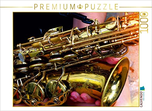 CALVENDO Puzzle Altsaxophon Closeup 1000 Teile Puzzle quer | 1000 Teile Lege-Größe 64 x 48 cm Foto-Puzzle für glückliche Stunden von CALVENDO