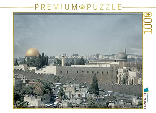CALVENDO Puzzle Altstadtmauer Jerusalem 1000 Teile Puzzle quer | Lege-Größe cm Foto-Puzzle für glückliche Stunden von CALVENDO