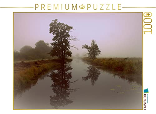 CALVENDO Puzzle Am Kirchdammgraben im Teufelsmoor 1000 Teile Puzzle quer | 1000 Teile Lege-Größe 64 x 48 cm Foto-Puzzle für glückliche Stunden von CALVENDO