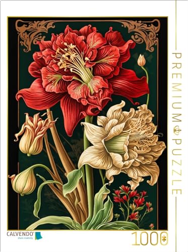 CALVENDO Puzzle Amaryllis | Lege-Größe cm Foto-Puzzle für glückliche Stunden von CALVENDO