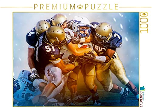 CALVENDO Puzzle American Football - Fight 1000 Teile Puzzle quer | Lege-Größe cm Foto-Puzzle für glückliche Stunden von CALVENDO