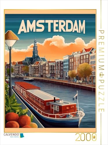 CALVENDO Puzzle Amsterdam | 2000 Teile Lege-Größe 67 x 90 cm Foto-Puzzle für glückliche Stunden von CALVENDO