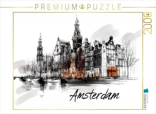 CALVENDO Puzzle Amsterdam | 2000 Teile Lege-Größe 90 x 67 cm Foto-Puzzle für glückliche Stunden von CALVENDO