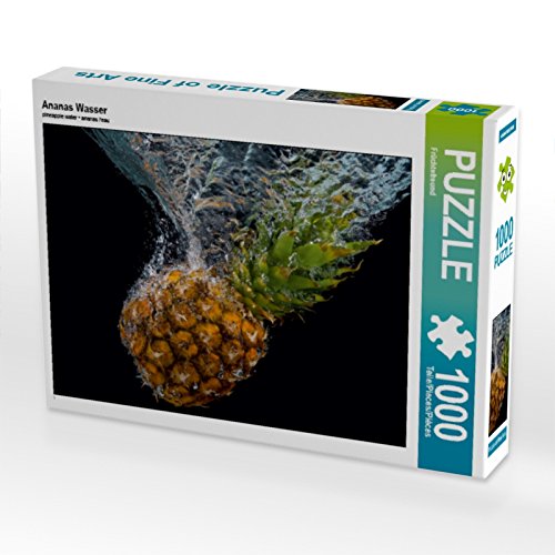 CALVENDO Puzzle Ananas Wasser 1000 Teile Puzzle quer | 1000 Teile Lege-Größe 64 x 48 cm Foto-Puzzle für glückliche Stunden von CALVENDO