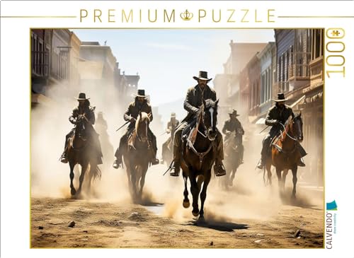 CALVENDO Puzzle Ankunft der Reiter im Wilden Westen | 1000 Teile Lege-Größe 64 x 48 cm Foto-Puzzle für glückliche Stunden CALVENDO Puzzle Ankunft der Reiter im Wilden Westen | 1000 Teile Lege-Größe 64 x 48 cm Foto-Puzzle für glückliche Stunden von CALVENDO
