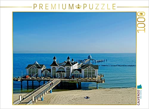 CALVENDO Puzzle Anleger Badeort Sellin 1000 Teile Puzzle quer | 1000 Teile Lege-Größe 64 x 48 cm Foto-Puzzle für glückliche Stunden von CALVENDO