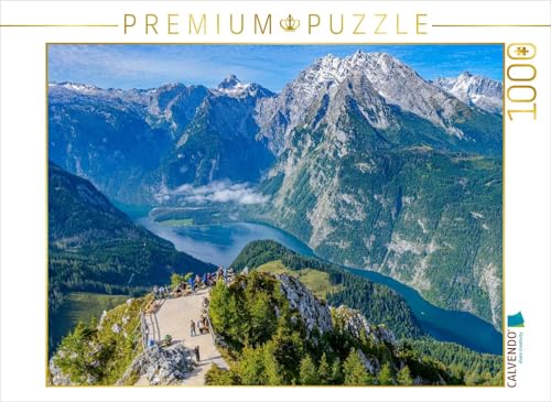 CALVENDO Puzzle Atemberaubende Aussicht vom Gipfel des Jenner | 1000 Teile Lege-Größe 64 x 48 cm Foto-Puzzle für glückliche Stunden von CALVENDO