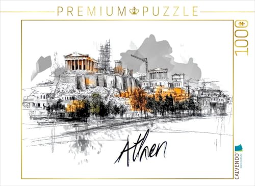 CALVENDO Puzzle Athen | 1000 Teile Lege-Größe 64 x 48 cm Foto-Puzzle für glückliche Stunden von CALVENDO