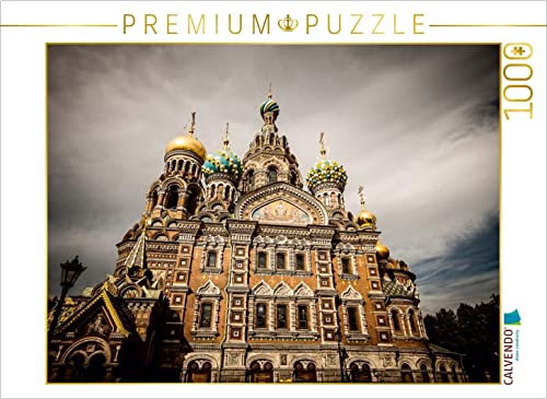 CALVENDO Puzzle Auferstehungskirche Sankt Petersburg 1000 Teile Puzzle quer | 1000 Teile Lege-Größe 64 x 48 cm Foto-Puzzle für glückliche Stunden von CALVENDO