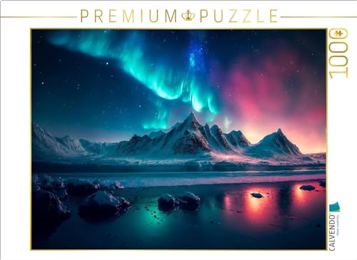 CALVENDO Puzzle Aurora Borealis | 1000 Teile Lege-Größe 64 x 48 cm Foto-Puzzle für glückliche Stunden von CALVENDO