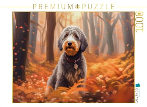 CALVENDO Puzzle Aussiedoodle im Herbstwald | 1000 Teile Lege-Größe 64 x 48 cm Foto-Puzzle für glückliche Stunden CALVENDO Puzzle Aussiedoodle im Herbstwald | 1000 Teile Lege-Größe 64 x 48 cm Foto-Puzzle für glückliche Stunden von CALVENDO