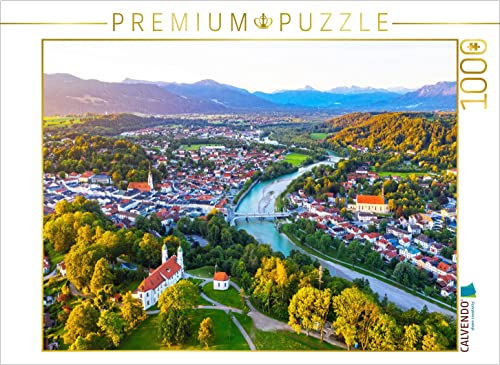 CALVENDO Puzzle Bad Tölz - Perle an der Isar 1000 Teile Lege-Größe 64 x 48 cm Foto-Puzzle Bild von Prime Selection Kalender von CALVENDO