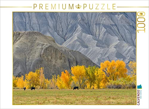 CALVENDO Puzzle Badlands bei Torrey, Utah, USA 1000 Teile Puzzle quer | Lege-Größe cm Foto-Puzzle für glückliche Stunden von CALVENDO