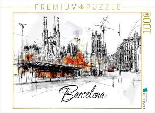 CALVENDO Puzzle Barcelona | 1000 Teile Lege-Größe 64 x 48 cm Foto-Puzzle für glückliche Stunden von CALVENDO