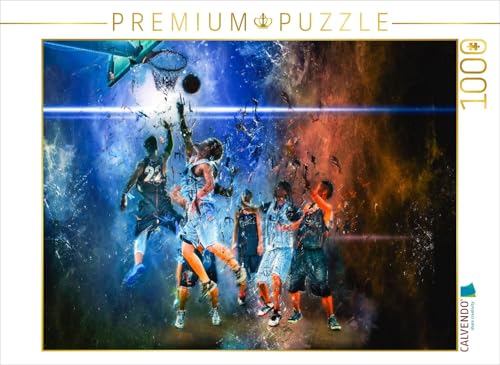 CALVENDO Puzzle Basketball extrem - 1000 Teile Foto-Puzzle für glückliche Stunden von CALVENDO