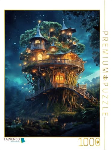 CALVENDO Puzzle Baumhaus | 1000 Teile Lege-Größe 48 x 64 cm Foto-Puzzle für glückliche Stunden von CALVENDO