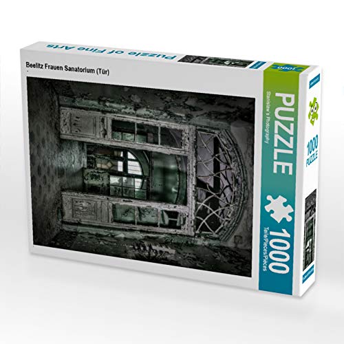 CALVENDO Puzzle Beelitz Frauen Sanatorium (Tür) 1000 Teile Puzzle hoch | 1000 Teile Lege-Größe 48 x 64 cm Foto-Puzzle für glückliche Stunden von CALVENDO