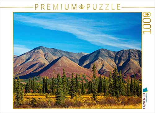 CALVENDO Puzzle Berge in leuchtenden Farben 1000 Teile Puzzle quer | 1000 Teile Lege-Größe 64 x 48 cm Foto-Puzzle für glückliche Stunden von CALVENDO