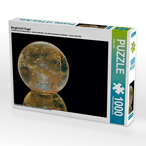 CALVENDO Puzzle Bergkristall Kugel 1000 Teile Puzzle quer | 1000 Teile Lege-Größe 64 x 48 cm Foto-Puzzle für glückliche Stunden von CALVENDO