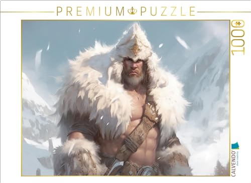 CALVENDO Puzzle Berserker im Fellgewand | 1000 Teile Lege-Größe 64 x 48 cm Foto-Puzzle für glückliche Stunden von CALVENDO