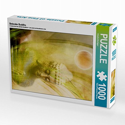 CALVENDO Puzzle Betender Buddha 1000 Teile Puzzle hoch | Lege-Größe cm Foto-Puzzle für glückliche Stunden von CALVENDO