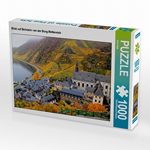 CALVENDO Puzzle Blick auf Beilstein von der Burg Metternich 1000 Teile Puzzle quer | 1000 Teile Lege-Größe 64 x 48 cm Foto-Puzzle für glückliche Stunden von CALVENDO