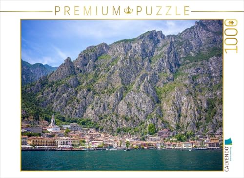 CALVENDO Puzzle Blick auf Limone sul Garda | 1000 Teile Lege-Größe 64 x 48 cm Foto-Puzzle für glückliche Stunden von CALVENDO