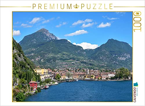 CALVENDO Puzzle Blick auf Riva del Garda 1000 Teile Puzzle quer | 1000 Teile Lege-Größe 64 x 48 cm Foto-Puzzle für glückliche Stunden von CALVENDO