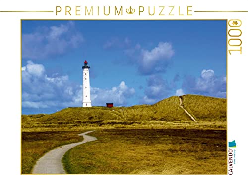 CALVENDO Puzzle Blick auf den Leuchtturm Lyngvig Fyr 1000 Teile Puzzle quer | Lege-Größe cm Foto-Puzzle für glückliche Stunden von CALVENDO