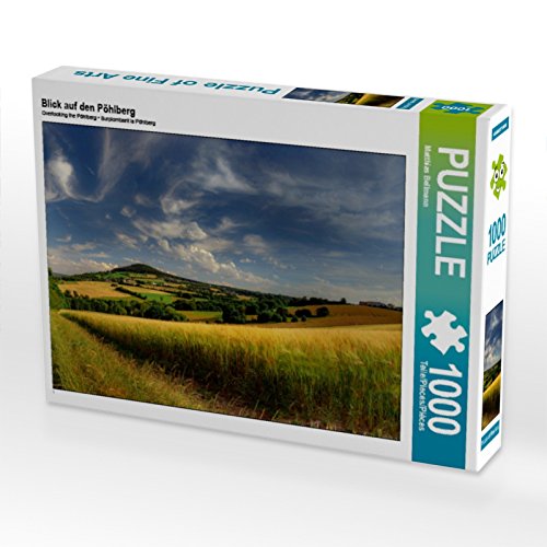 CALVENDO Puzzle Blick auf den Pöhlberg 1000 Teile Puzzle quer | 1000 Teile Lege-Größe 64 x 48 cm Foto-Puzzle für glückliche Stunden von CALVENDO