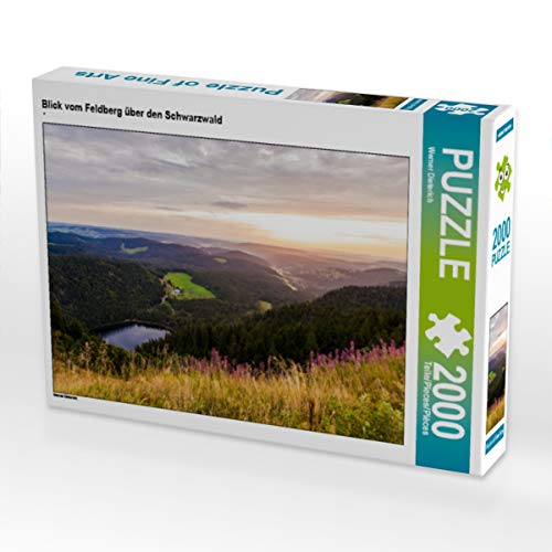 CALVENDO Puzzle Blick vom Feldberg über den Schwarzwald 2000 Teile Puzzle quer | 2000 Teile Lege-Größe 90 x 67 cm Foto-Puzzle für glückliche Stunden von CALVENDO