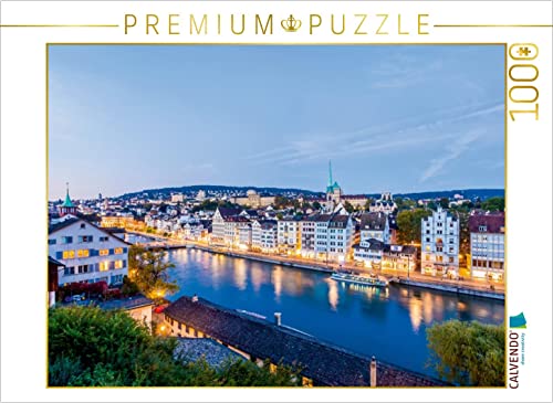 CALVENDO Puzzle Blick vom Lindenhof über die Limmat zum Limmatquai 1000 Teile Puzzle quer | 1000 Teile Lege-Größe 64 x 48 cm Foto-Puzzle für glückliche Stunden CALVENDO Puzzle Blick vom Lindenhof über die Limmat zum Limmatquai 1000 Teile Puzzle quer | 1000 Teile Lege-Größe 64 x 48 cm Foto-Puzzle für glückliche Stunden von CALVENDO