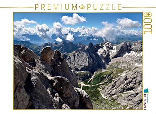 CALVENDO Puzzle Blick von der Marmolada nach Süden 1000 Teile Lege-Größe 64 x 48 cm Foto-Puzzle Bild von Joachim Barig von CALVENDO