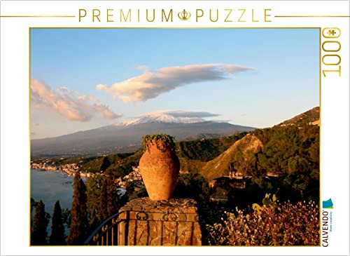 CALVENDO Puzzle Blick zum Ätna 1000 Teile Lege-Größe 64 x 48 cm Foto-Puzzle Bild von Helene Seidl von CALVENDO