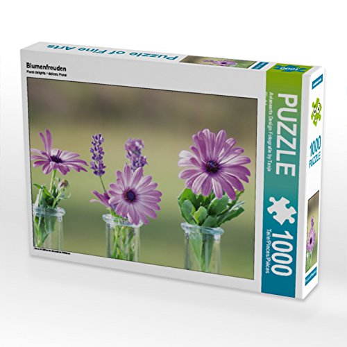 CALVENDO Puzzle Blumenfreuden 1000 Teile Lege-Größe 64 x 48 cm Foto-Puzzle Bild von Tanja Riedel von CALVENDO