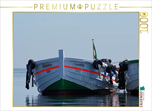 CALVENDO Puzzle Börteboote auf Helgoland 1000 Teile Puzzle quer | 1000 Teile Lege-Größe 64 x 48 cm Foto-Puzzle für glückliche Stunden von CALVENDO