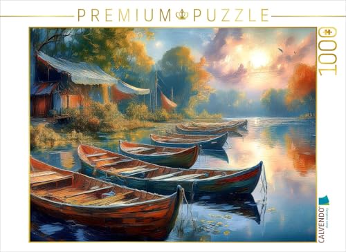 CALVENDO Puzzle Boote im Weiher | 1000 Teile Lege-Größe 64 x 48 cm Foto-Puzzle für glückliche Stunden CALVENDO Puzzle Boote im Weiher | 1000 Teile Lege-Größe 64 x 48 cm Foto-Puzzle für glückliche Stunden von CALVENDO