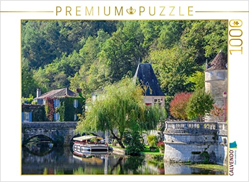 CALVENDO Puzzle Brantome - Das Venedig der Dordogne 1000 Teile Puzzle quer | Lege-Größe cm Foto-Puzzle für glückliche Stunden von CALVENDO